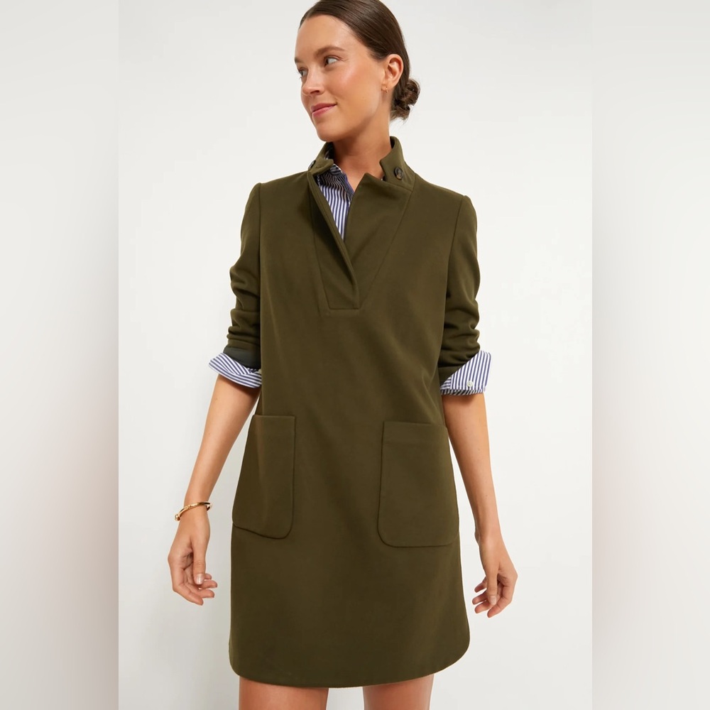 TUCKERNUCK Olive Emerson Dress coat pockets elbow patch XL 12/14/16 equestrian